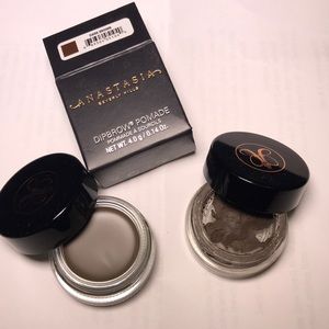 (NEW) 2 Anastasia Dip brow pomade - Dark Brown
